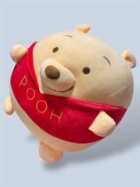 Disney Winnie the Pooh Plush Round Stuff Squish Baby Kids Toy 20”